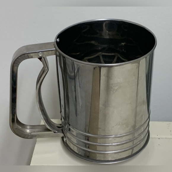 Mid Century Vtg Large Flour Sifter Made in Japan - Picture 6 of 13